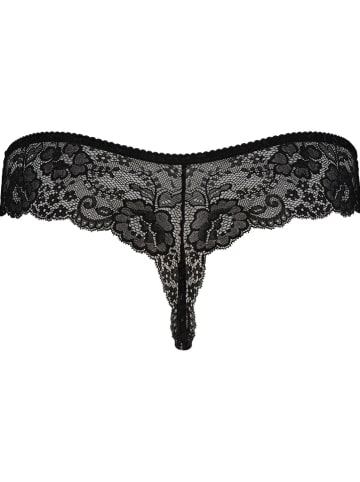 LASCANA String in Schwarz/ Nude