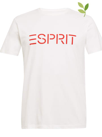 ESPRIT Koszulka w kolorze białym