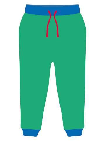 Toby Tiger Spodnie w kolorze zielono-niebieskim