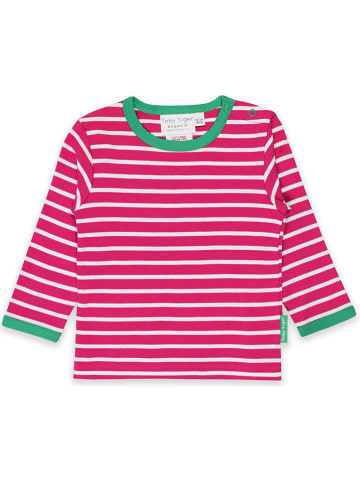 Toby Tiger Koszulka w kolorze różowo-zielonym