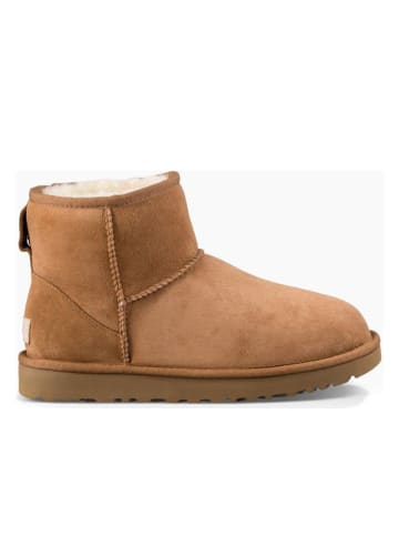 UGG Botki zimowe "Classic Mini II" w kolorze karmelowym z wełny jagnięcej