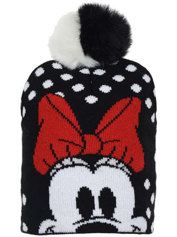 Disney Minnie Mouse Mütze "Minnie Mouse" in Schwarz/ Rot