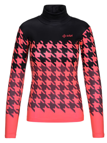 Kilpi Functioneel shirt "Merano" roze/zwart