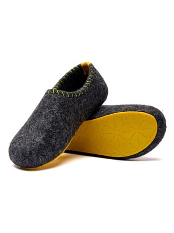 Comfortfusse Pantoffels donkergrijs
