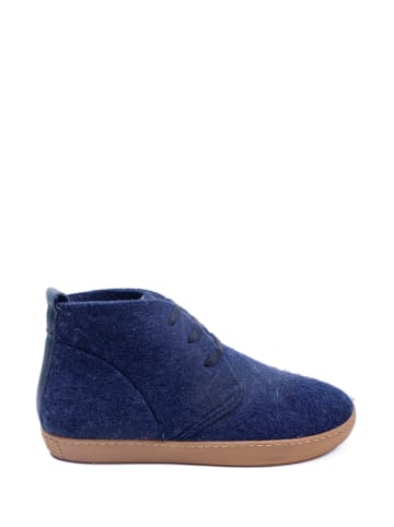 Comfortfusse Schnürschuhe in Dunkelblau