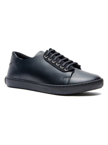 Comfortfusse Skórzane sneakersy w kolorze czarnym