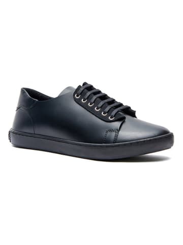 Comfortfusse Skórzane sneakersy w kolorze czarnym