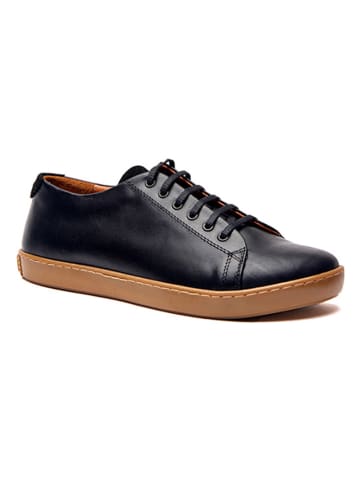 Comfortfusse Skórzane sneakersy w kolorze czarnym