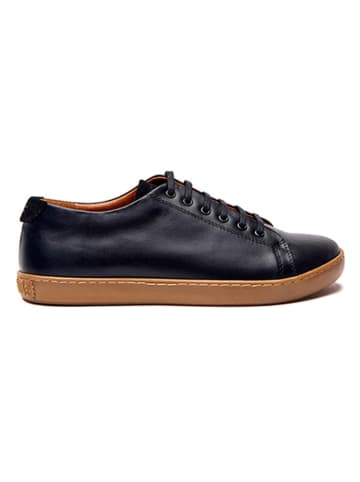 Comfortfusse Leren sneakers zwart
