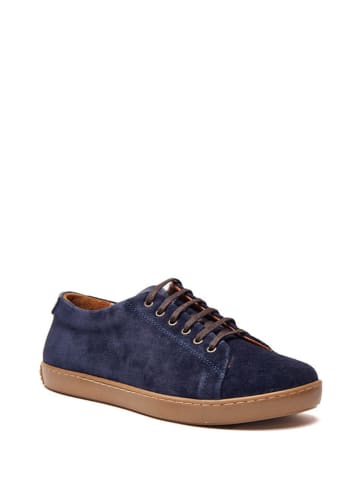 Comfortfusse Leren sneakers donkerblauw