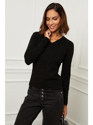 Soft Cashmere Kaszmirowy sweter w kolorze czarnym
