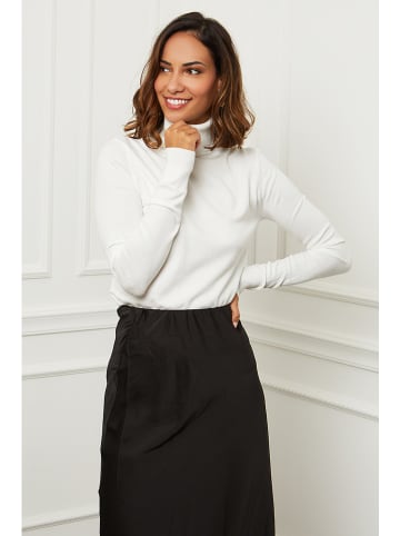 L'armoire de Suzette Rollkragenpullover in Weiß