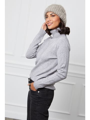 Soft Cashmere Rollkragenpullover in Grau