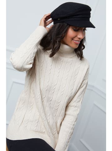 L'armoire de Suzette Rollkragenpullover in Creme