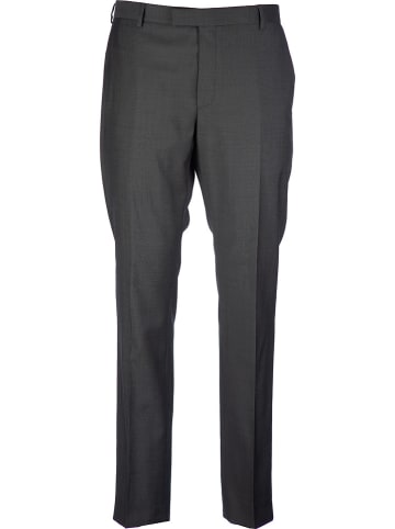 Strellson Wełniane spodnie w kolorze antracytowym