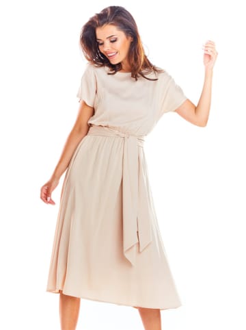 Awama Jurk beige