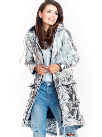 Awama Winterjacke in Silber