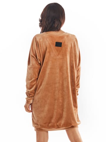 Awama Kleid in Beige