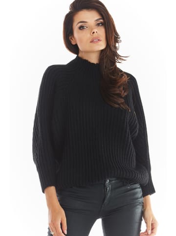 Awama Sweter w kolorze czarnym