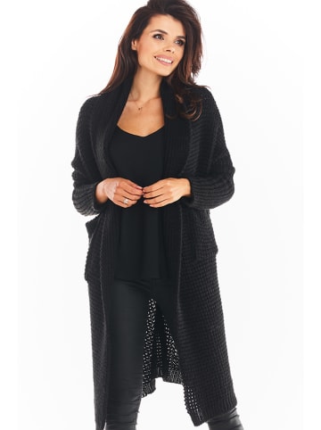 Awama Cardigan in Schwarz