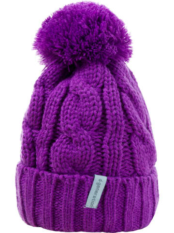 Döll Strickmütze in Lila