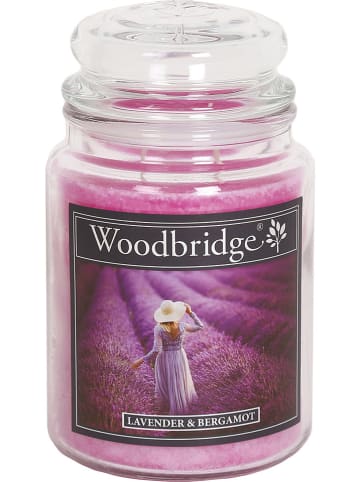 Woodbridge Duftkerze "Lavender & Bergamot" in Lila - 565 g