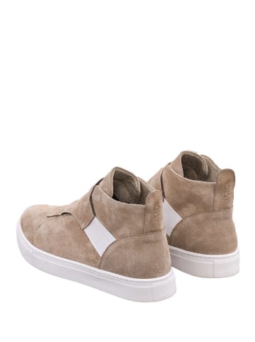 Noosy Leren sneakers beige