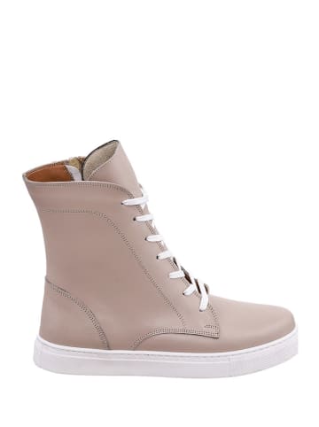 Noosy Leren boots beige