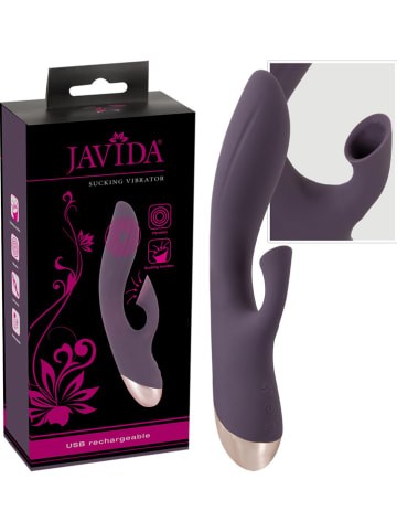 Orion Wibrator "Javida Sucking" w kolorze fioletowym - dł. 21,6 cm