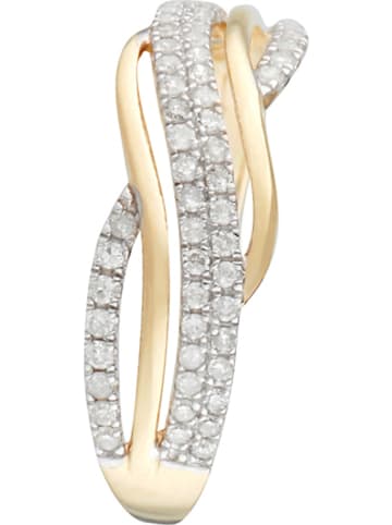 DIAMOND & CO Gouden ring "Ara" met diamanten