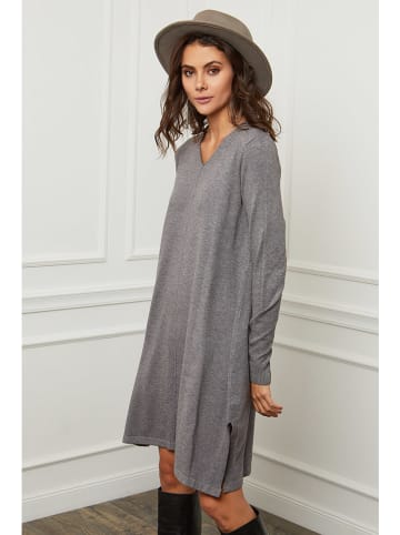 Joséfine Sukienka dzianinowa "Farel" w kolorze szarym