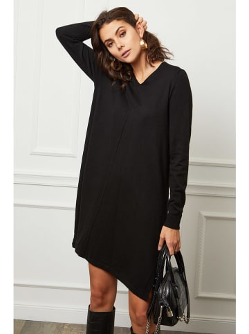 Joséfine Gebreide jurk "Farel" zwart