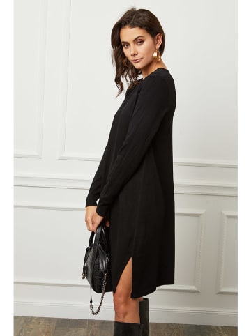 Joséfine Sukienka dzianinowa "Farel" w kolorze czarnym