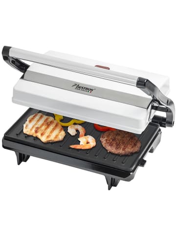 bESTRON Panini-Kontaktgrill "Viva Italia" in Weiß