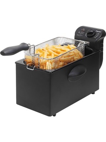 bESTRON Fritteuse "Crispy & Co" in Schwarz