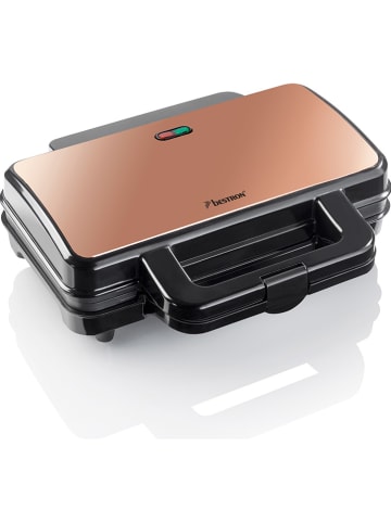 bESTRON Sandwichmaker "Copper Collection" koperkleurig/zwart