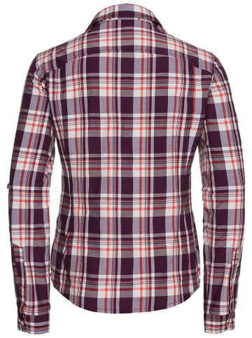 Odlo Bluzka funkcyjna "Anmore" w kolorze czerwono-białym