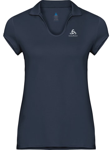 Odlo Funkcyjna koszulka polo "Kumano" w kolorze granatowym