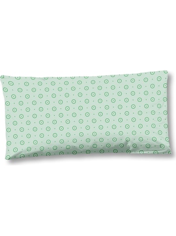 Hip Satynowa poszewka w kolorze zielonym na poduszkę