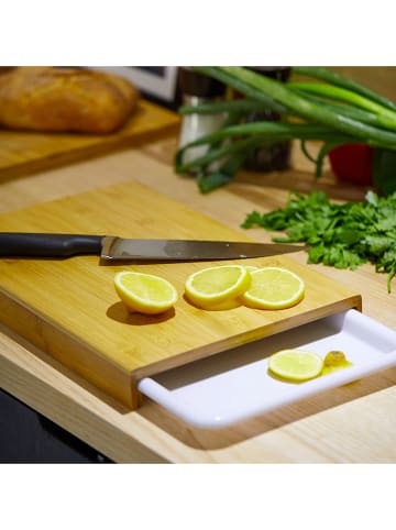 Kitchen Move Deska "Napa" w kolorze jasnobrązowym do krojenia - 38 x 26 cm