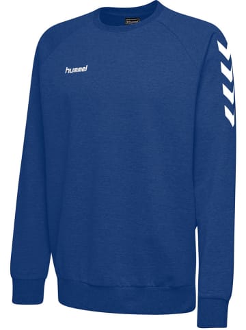 Hummel Sweatshirt "Logo" in Blau