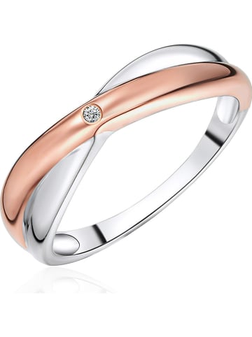 Tess Diamonds Rosévergulde ring met diamant