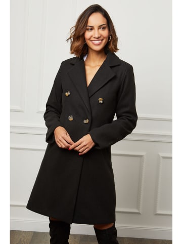 Le Comptoir du Manteau Übergangsmantel in Schwarz