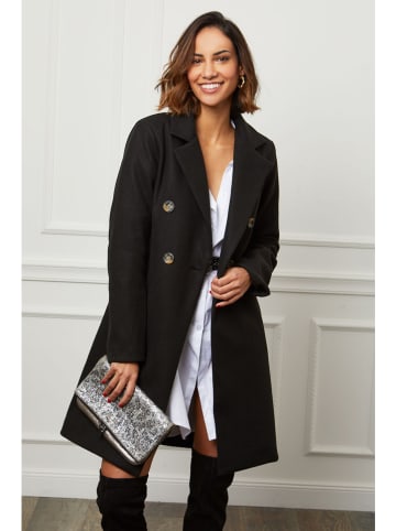 Le Comptoir du Manteau Tussenmantel zwart - recht