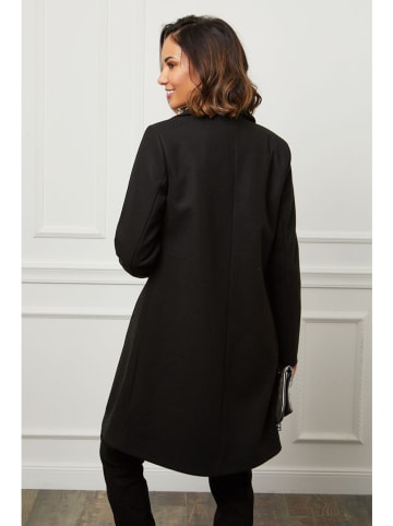 Le Comptoir du Manteau Płaszcz przejściowy w kolorze czarnym