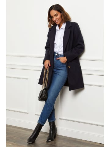 Le Comptoir du Manteau Tussemnantel donkerblauw - recht