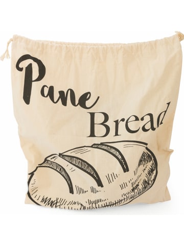 Villa d´Este Aufbewahrungsbeutel "Bread" in Creme - (L)43,5 x (B)43 cm