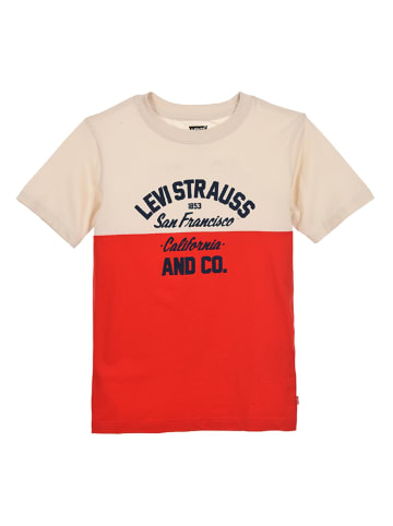 Levi's Kids Shirt in Beige/ Rot