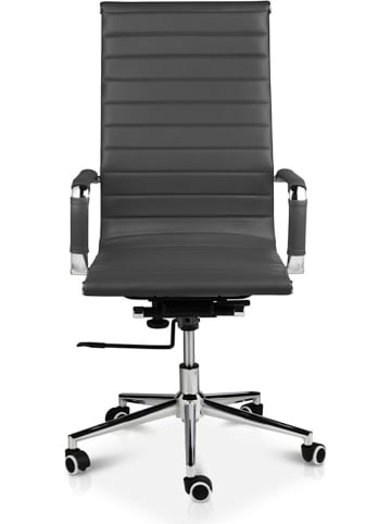 Lifa Living Bürostuhl "Brisbane" in Anthrazit - (B)55 x (H)115 x (T)47 cm