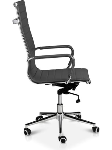 Lifa Living Bureaustoel "Brisbane" antraciet - (B)55 x (H)115 x (D)47 cm